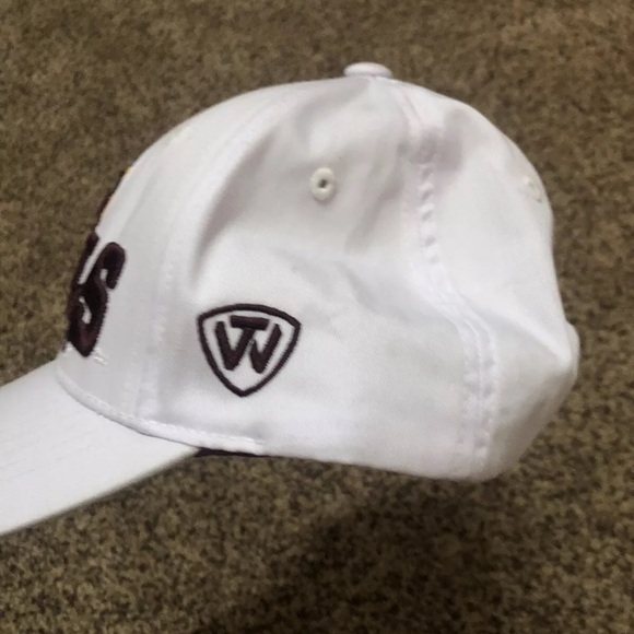 Arizona State Devils White Snapback Hat Top World Towcaps Adjustable Cap - Picture 3 of 7
